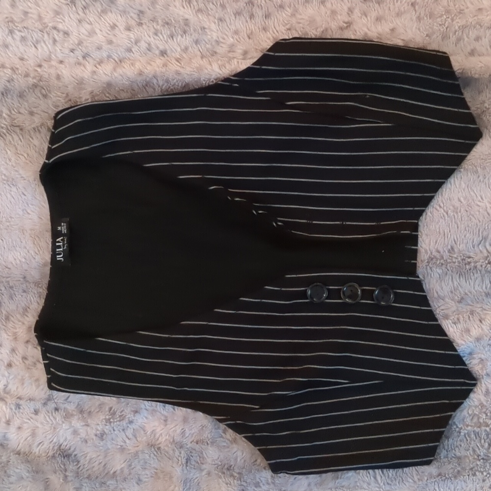 Pinstripe vest